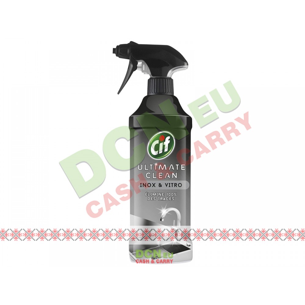 CIF SPRAY ULTIMATE CLEAN 435ML INOX VITRO Solutie